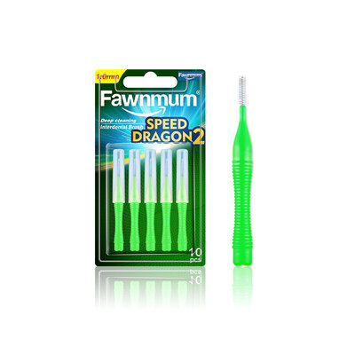 Fawnmum Interdental Brush I-shape 1.0mm 10pcs