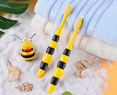 Fawnmum Children Toothbrush UltraSoft Bee