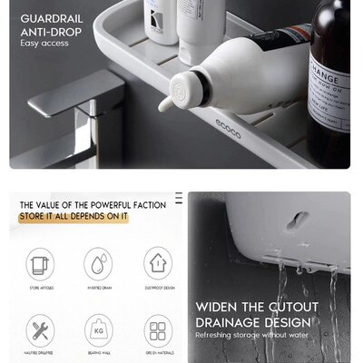 ECOCO E1923 White/Gray