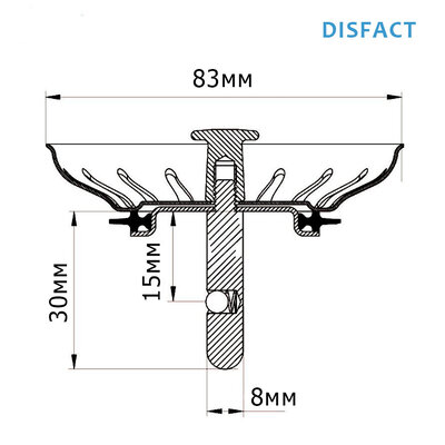 DISFACT KSPS (83mm) 304 Steel