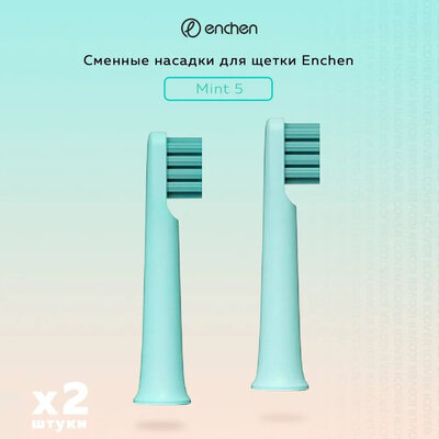 ENCHEN M100-B Heads (Mint 5/Aurora T1) 2pcs Blue