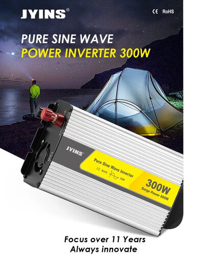 JYINS P-300/600W 12V (pure sine wave)