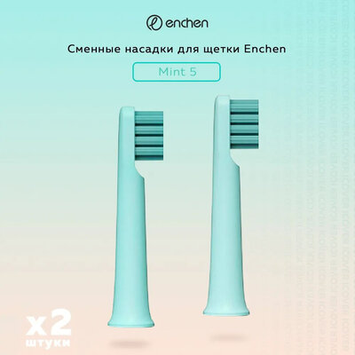 ENCHEN M100-B Heads (Mint 5/Aurora T1) 2pcs Blue