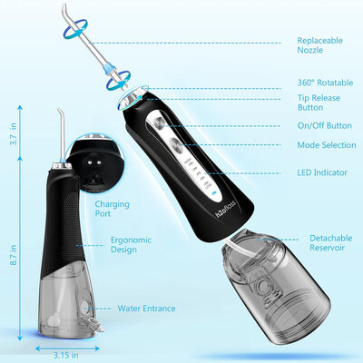H2OFloss HF-9P Black